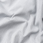 Dersko Silver Gingham Check Button Down Cotton Shirt - John Ellies