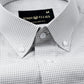 Dersko Silver Gingham Check Button Down Cotton Shirt - John Ellies