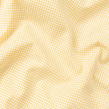Dersko Yellow Gingham Check Button Down Cotton Shirt - John Ellies
