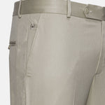 Canes Cream Plain Formal Cotton Pant - John Ellies