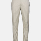 Canes Cream Plain Formal Cotton Pant - John Ellies