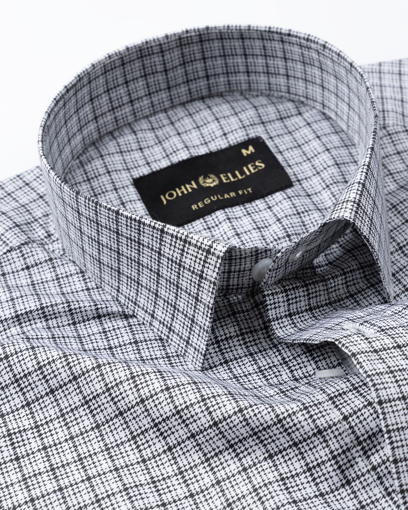 Spexro Grey Check Cotton Shirt - John Ellies