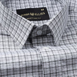 Spexro Grey Check Cotton Shirt - John Ellies