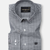 Spexro Black Check Cotton Shirt - John Ellies