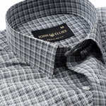 Spexro Black Check Cotton Shirt - John Ellies
