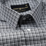 Spexro Black Check Cotton Shirt - John Ellies