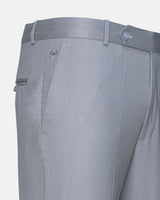 Canes Silver Plain Formal Cotton Pant