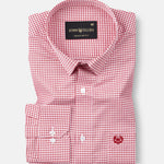 Nupin Red Check Premium Cotton Shirt - John Ellies