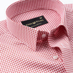 Nupin Red Check Premium Cotton Shirt - John Ellies