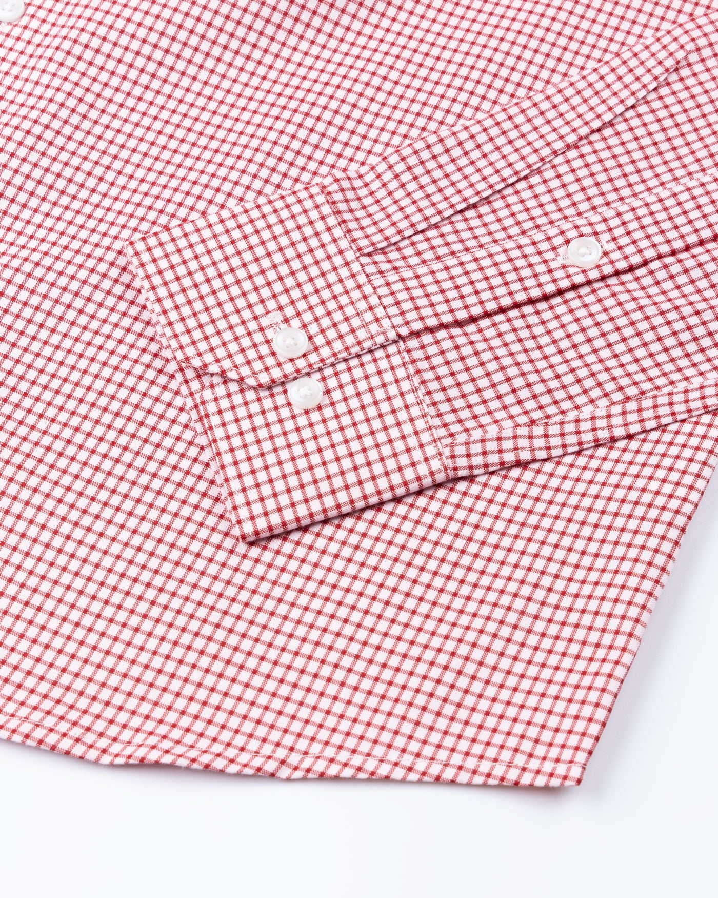 Nupin Red Check Premium Cotton Shirt - John Ellies