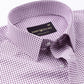 Nupin Purple Check Premium Cotton Shirt - John Ellies