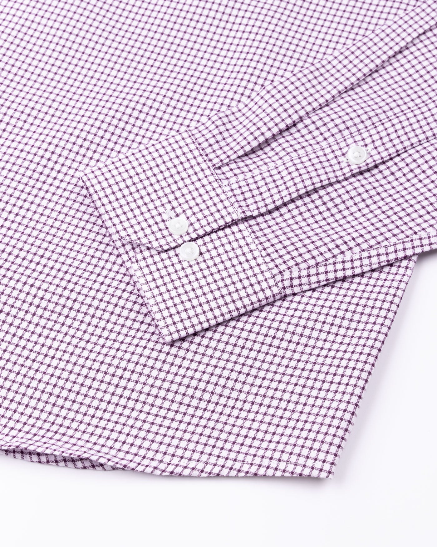 Nupin Purple Check Premium Cotton Shirt - John Ellies