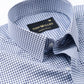Nupin Navy Blue Check Premium Cotton Shirt - John Ellies