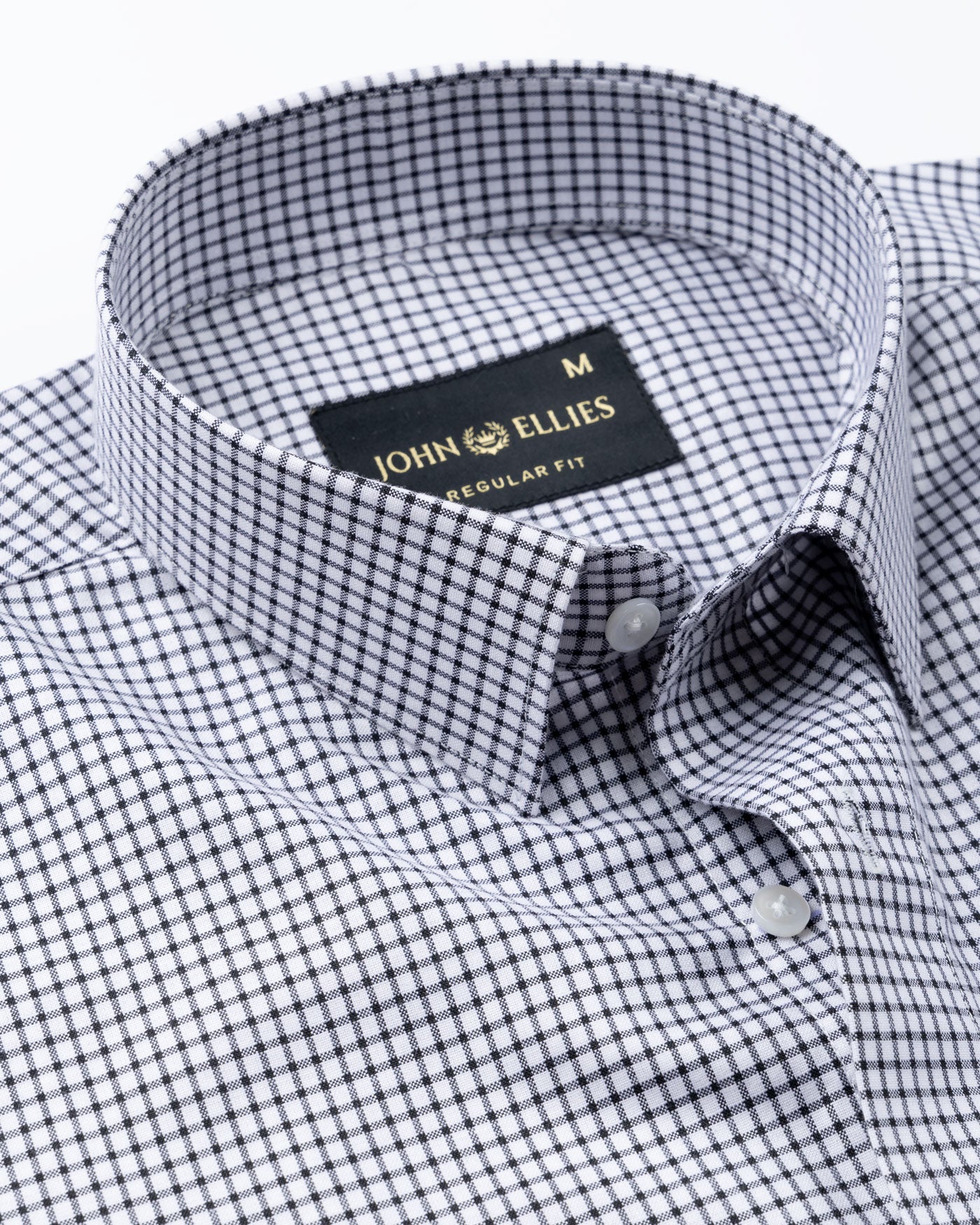Nupin Black Check Premium Cotton Shirt - John Ellies