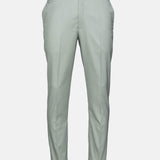 Canes Light Olive Plain Formal Cotton Pant - John Ellies