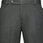Canes Ash Grey Plain Formal Cotton Pant - John Ellies