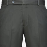 Canes Ash Grey Plain Formal Cotton Pant - John Ellies