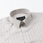 Varell Beige Check Premium Cotton Shirt - John Ellies