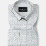 Varell Green Check Premium Cotton Shirt - John Ellies