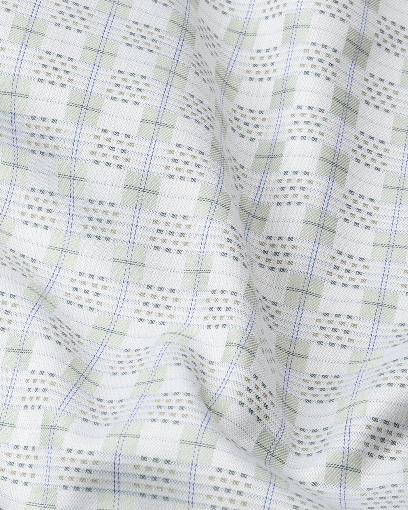 Varell Green Check Premium Cotton Shirt - John Ellies