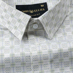 Varell Green Check Premium Cotton Shirt - John Ellies