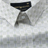 Varell Green Check Premium Cotton Shirt - John Ellies