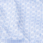 Varell Blue Check Premium Cotton Shirt - John Ellies