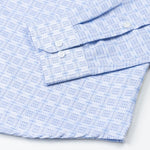 Varell Blue Check Premium Cotton Shirt - John Ellies