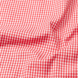 Vorniq Red Gingham Check Button Down Cotton Shirt - John Ellies