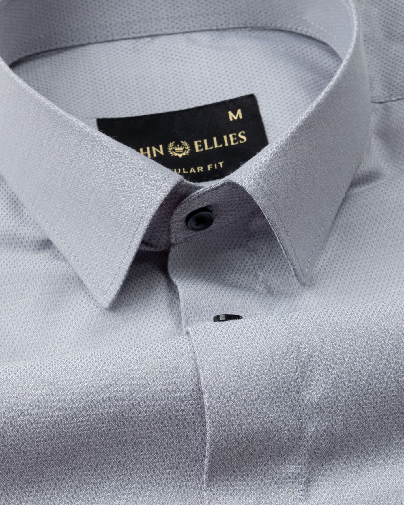 Nito Black Cotton Textured Shirt - John Ellies