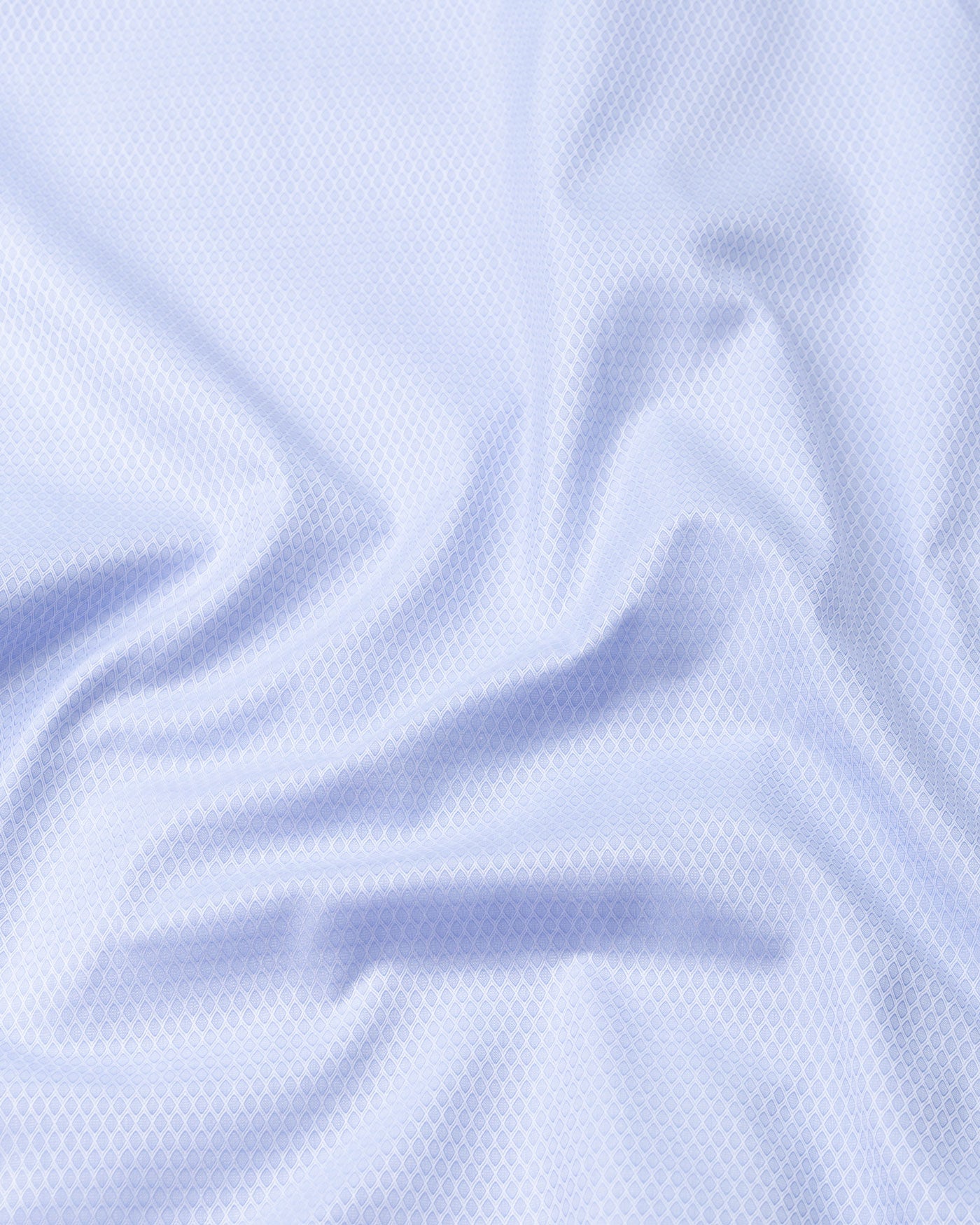 Nito Blue Cotton Textured Shirt - John Ellies
