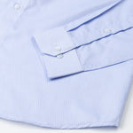 Nito Blue Cotton Textured Shirt - John Ellies