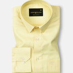 Nito Yellow Cotton Textured Shirt - John Ellies