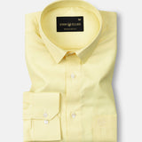 Nito Yellow Cotton Textured Shirt - John Ellies