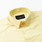 Nito Yellow Cotton Textured Shirt - John Ellies