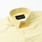 Nito Yellow Cotton Textured Shirt - John Ellies
