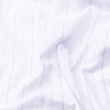 Scrib Purple Strips Linen Shirt - John Ellies