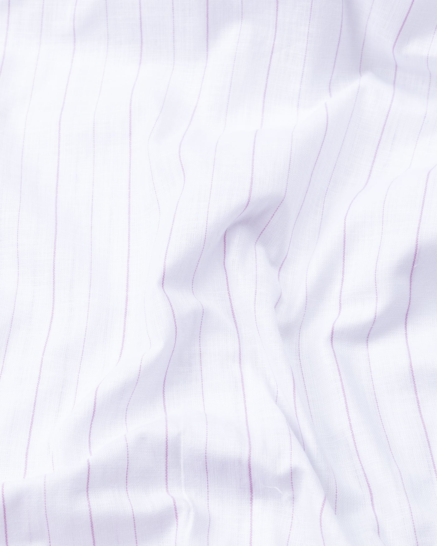 Scrib Purple Strips Linen Shirt - John Ellies