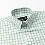 Portz Green Check Premium Cotton Shirt - John Ellies