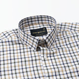 Portz Yellow Check Premium Cotton Shirt - John Ellies