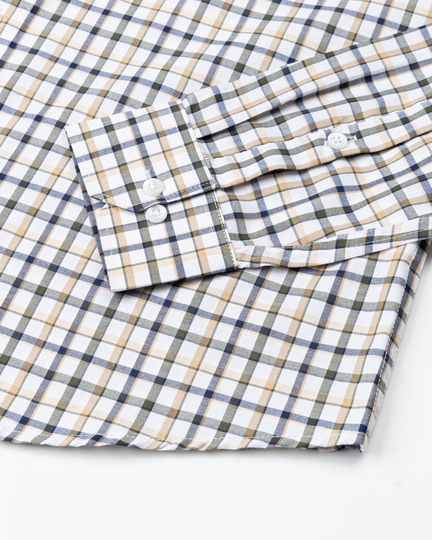 Portz Yellow Check Premium Cotton Shirt - John Ellies