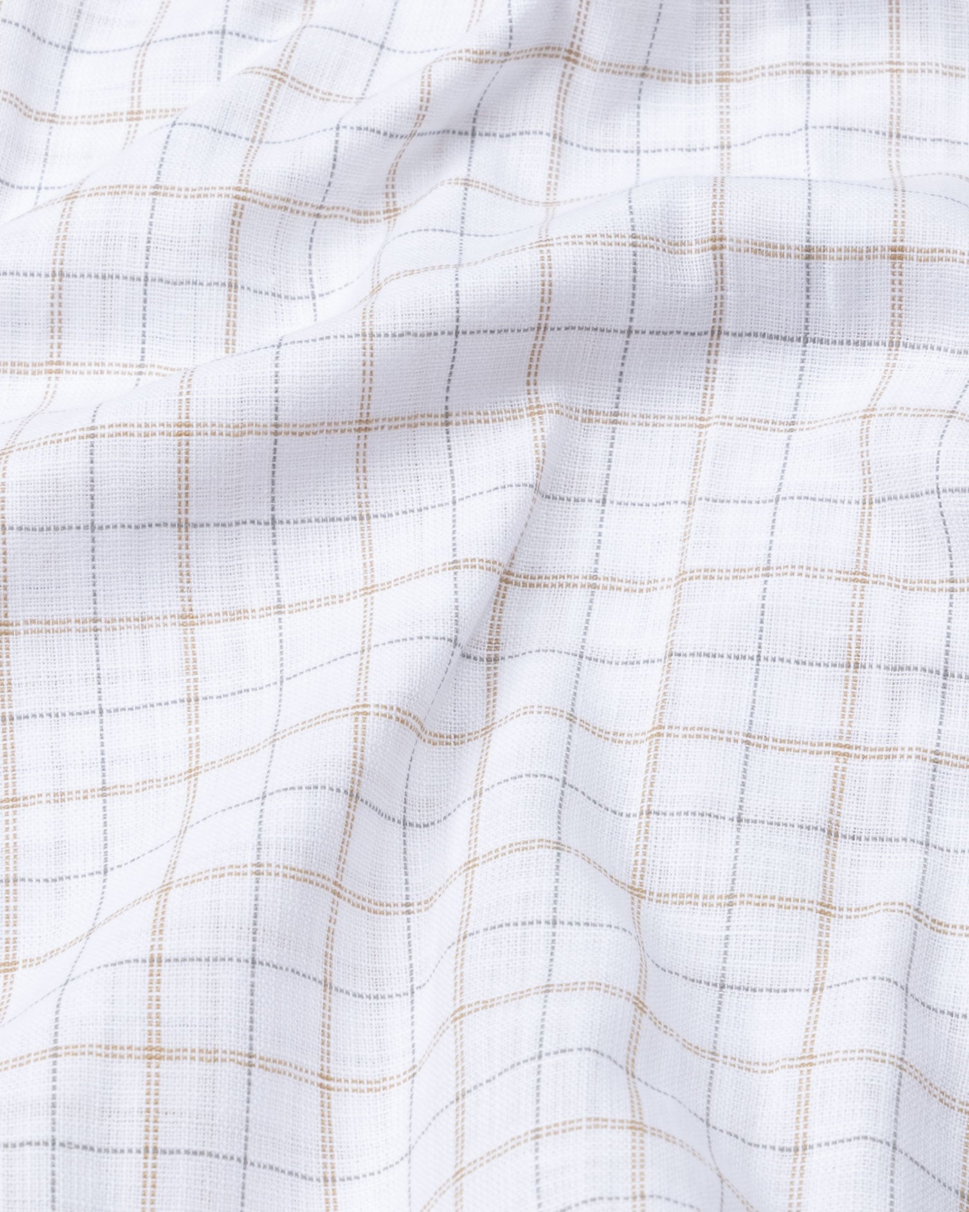 Scrib Brown Check Cotton Shirt - John Ellies