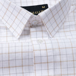 Scrib Brown Check Cotton Shirt - John Ellies