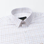 Scrib Brown Check Cotton Shirt - John Ellies