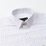 Scrib Brown Check Cotton Shirt - John Ellies