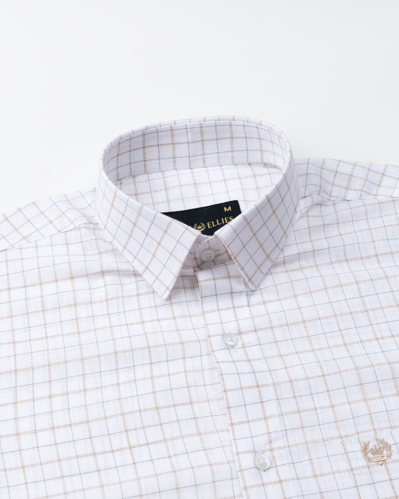 Scrib Brown Check Cotton Shirt - John Ellies