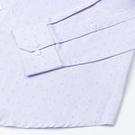 Cato Purple Cotton Textured Shirt - John Ellies