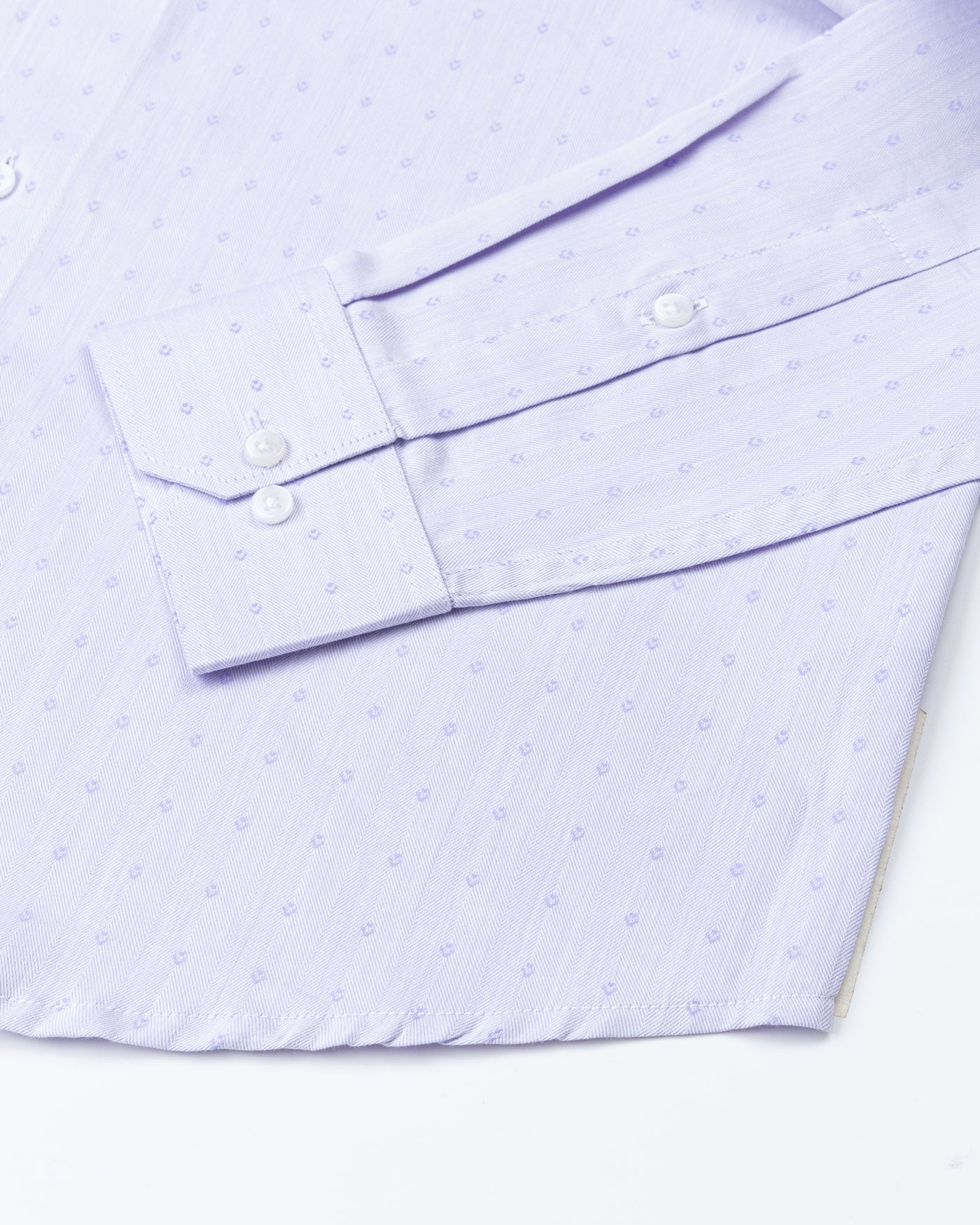 Cato Purple Cotton Textured Shirt - John Ellies