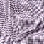 Dersko Purple Gingham Check Button Down Cotton Shirt - John Ellies