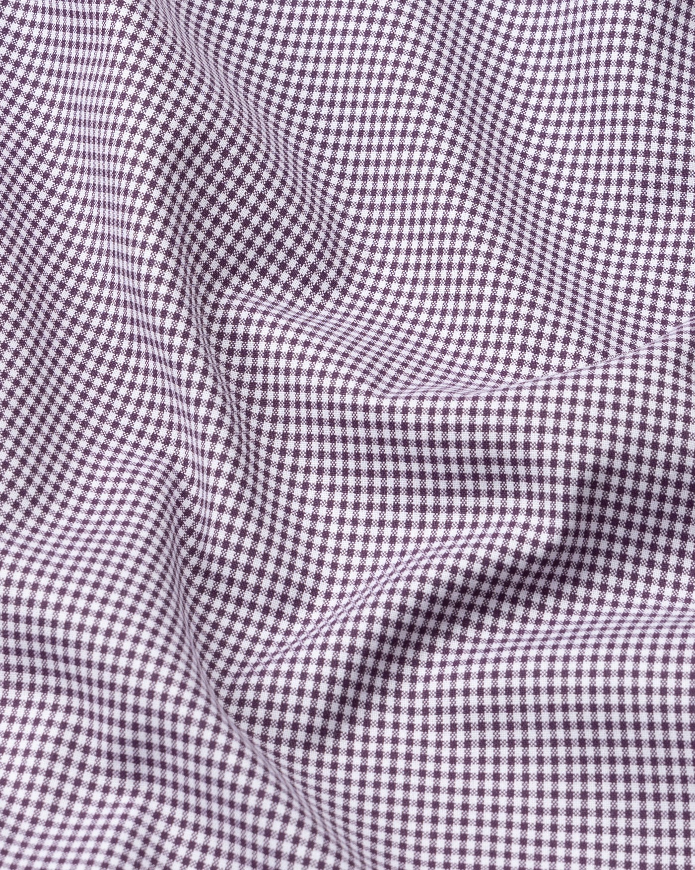Dersko Purple Gingham Check Button Down Cotton Shirt - John Ellies